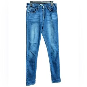 Dear John Dark Wash Denim Blue Jeans Olivia Super High Rise Skinny Size 29